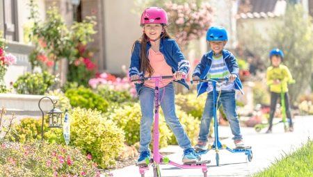 Children's scooters: types, selection and rules of operation