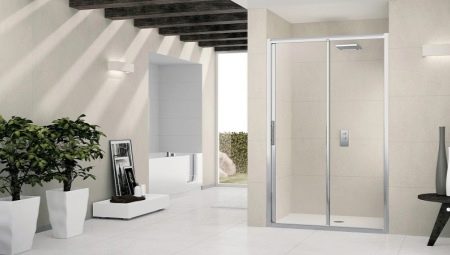 Shower door to a niche: varieties, sizes and recommendations for choice