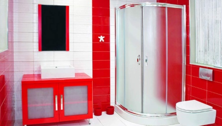 Shower cabin in a small bathroom: choice and design options