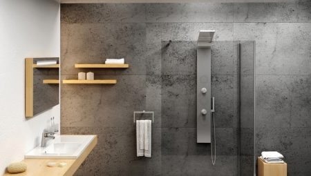 Shower panels: features, types and choices