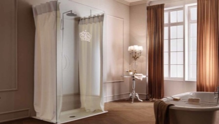 Shower trays with curtains: features, varieties, selection rules