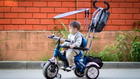 How to choose a bike with a handle for children from 1 year?