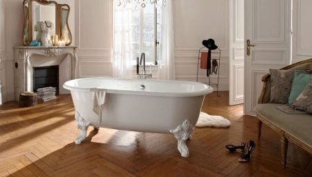 Freestanding bathtubs: varieties, selection recommendations