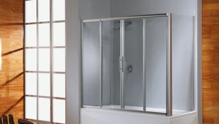Sliding curtains for the bathroom: varieties and choices