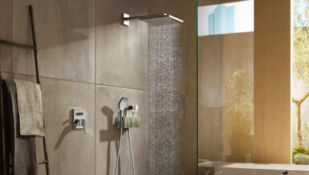 Built-in shower faucets: advantages, disadvantages and rules of choice