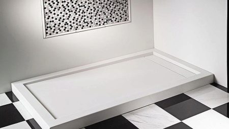 Stone shower trays: varieties, selection, care