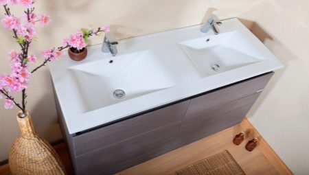 Double sink for the bathroom: pros and cons, recommendations for choosing