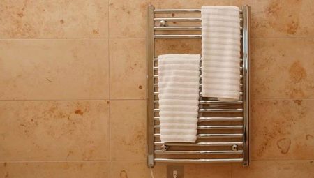 Electric heated towel rails for the bathroom: varieties, selection, installation