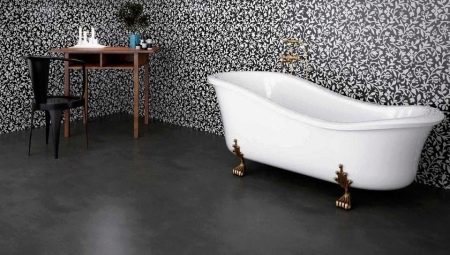 Linoleum in the bathroom: pros and cons, types and choices