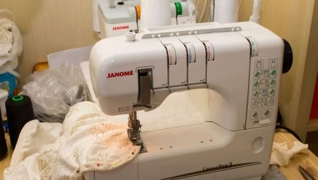 Overlocks Janome: characteristics of models, instruction manual
