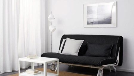 Sofas with accordion mechanism and orthopedic mattress