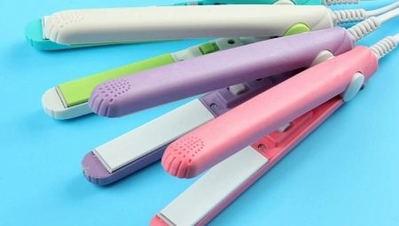 Mini hair straightener: models and features of choice