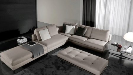 Modular corner sofas: types, sizes and selection rules