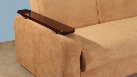 Armrests for a sofa: what are and what to cover with?
