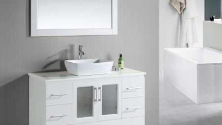Bathroom sinks: types, sizes, materials and choice