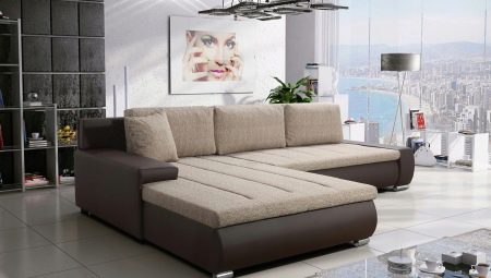 Corner folding double sofas: features, types and selection
