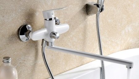 Long spout shower mixers: description, types and models