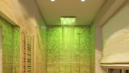 Rainfall shower for a bathroom