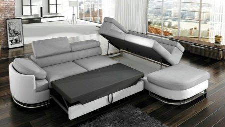Corner transforming sofa: model features and selection