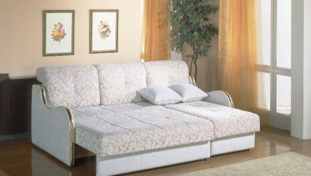 Corner sofas with the eurobook mechanism: features and varieties
