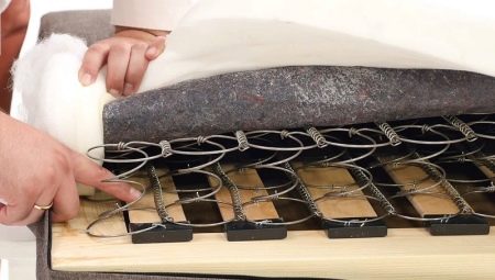 How to replace the spring unit in the sofa?