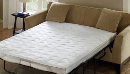 Orthopedic mattress cover on a sofa: characteristics, types, care and choice