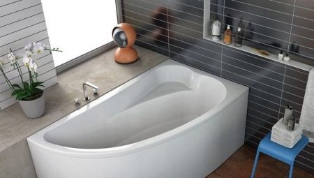 Choose a corner bath 160 cm long