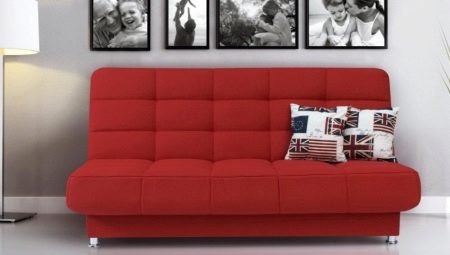 Sofa-book without armrests: features, sizes and selection