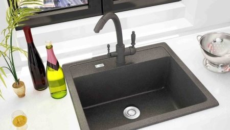 Black sinks for the kitchen: a variety of models and beautiful examples
