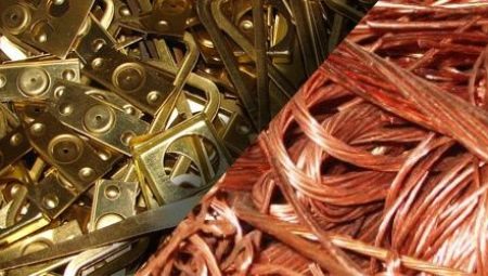 How to distinguish copper from brass?