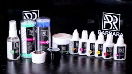 Overview of materials for eyelash extension and lamination Barbara