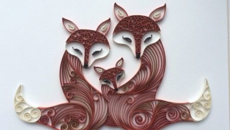 Making animals using quilling technique