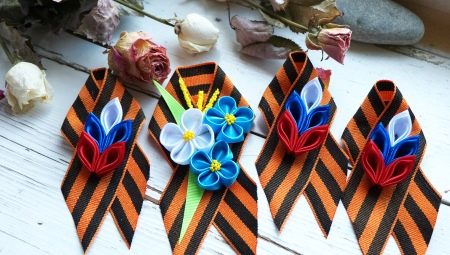 Kanzashi papuošalų idėjos gegužės 9 d