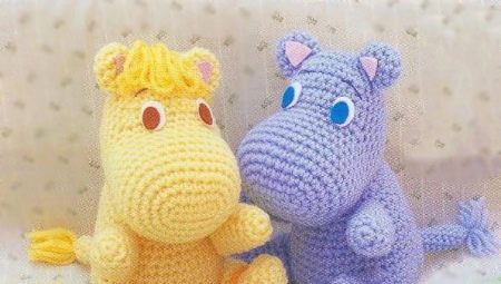 How to tie a hippo amigurumi?