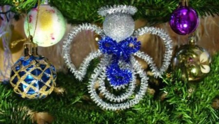What crafts can be made from tinsel on a wire?