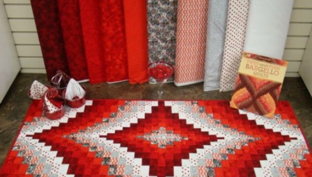 Bargello technique in patchwork