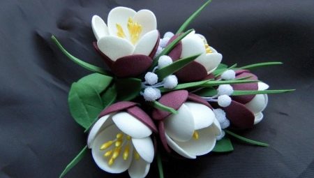 We make beautiful crocuses from foamiran