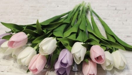 We make original tulips from foamiran