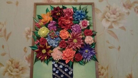 วิธีการทำภาพโดยใช้เทคนิค kanzashi?