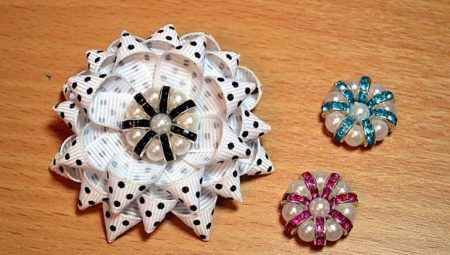 How to make a middle for kanzashi?