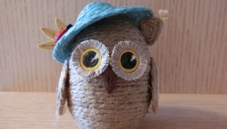How to make an owl out of jute and what is needed for this?
