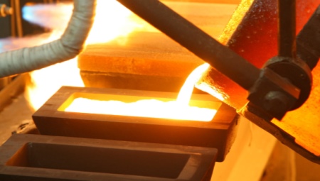 Temperature and methods of melting gold