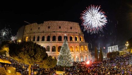 All New Year celebration in Italy