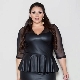 Leather dresses for overweight women