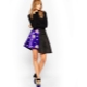 Asymmetric skirt - a touch of originality in the image