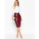High waist pencil skirt