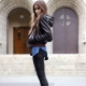 Women's leather jacket with a hood - a hit of this year