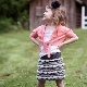 Crochet knitted skirts for girls