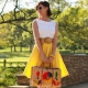 Yellow skirts