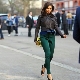 What to wear green pants with?